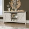 Picture of Dakota Pass Credenza - White Plank