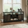 Picture of Steel River Credenza - Carbon Oak