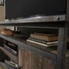 Picture of Steel River Credenza - Carbon Oak