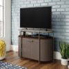 Picture of Radial TV Stand - Umber Wood
