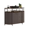 Picture of Radial TV Stand - Umber Wood