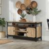 Picture of Steel River Credenza - Milled Mesquite