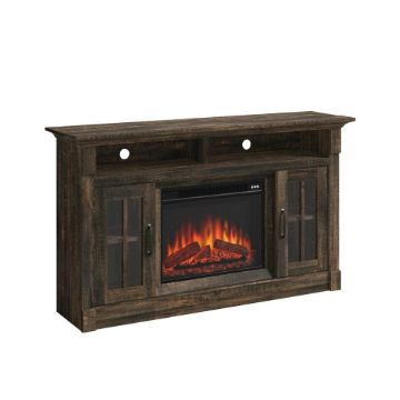 Picture of Media Fireplace - Carbon Oak