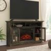 Picture of Media Fireplace - Carbon Oak