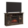 Picture of Media Fireplace - Carbon Oak