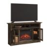 Picture of Media Fireplace - Carbon Oak