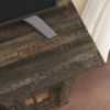 Picture of Media Fireplace - Carbon Oak