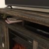 Picture of Media Fireplace - Carbon Oak