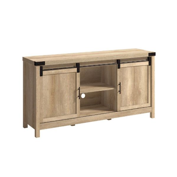 Picture of Bridge Acre Rustic Farmhouse 58" Credenza - Orchard Oak