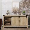 Picture of Bridge Acre Rustic Farmhouse 58" Credenza - Orchard Oak
