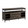 Picture of Canal Street Entertainment Credenza - Carbon Oak
