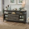 Picture of Canal Street Entertainment Credenza - Carbon Oak