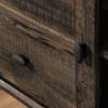 Picture of Canal Street Entertainment Credenza - Carbon Oak