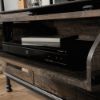 Picture of Canal Street Entertainment Credenza - Carbon Oak
