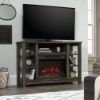 Picture of Media Fireplace - Carbon Oak