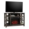 Picture of Media Fireplace - Carbon Oak