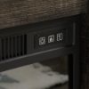 Picture of Media Fireplace - Carbon Oak