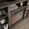 Picture of Media Fireplace - Carbon Oak