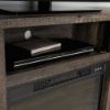 Picture of Media Fireplace - Carbon Oak