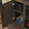 Picture of Media Fireplace - Carbon Oak