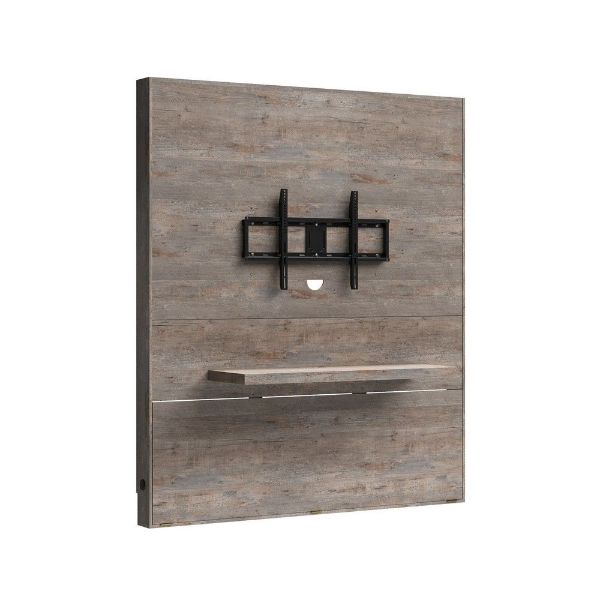 Picture of Steel River Entertainment Wall  - Weathered Wood