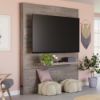 Picture of Steel River Entertainment Wall  - Weathered Wood