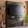 Picture of Steel River Entertainment Wall  - Carbon Oak