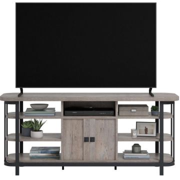 Picture of Station House Entertainment Credenza - Weathered Wood