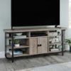 Picture of Station House Entertainment Credenza - Weathered Wood