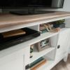 Picture of August Hill Corner Entertainment Stand - Soft White