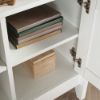 Picture of August Hill Corner Entertainment Stand - Soft White