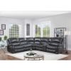 Picture of Denver 6-Piece Leather Power Reclining Sectional - Grey