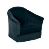 Picture of Darby Swivel Barrel Chair - Smoke