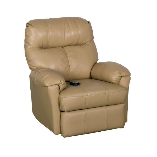 Picture of Picot Power Leather Recliner - Sand