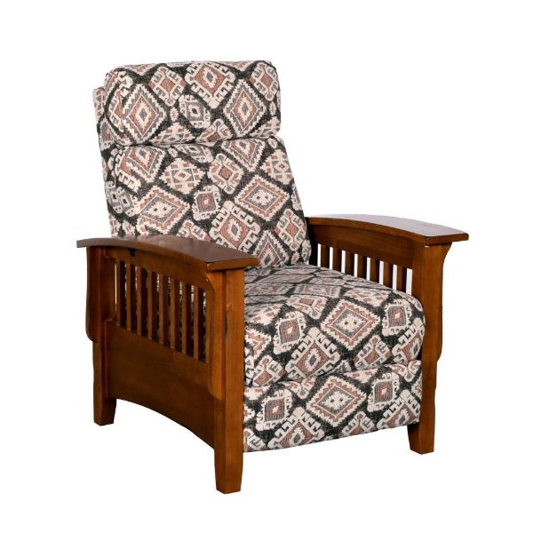 Picture of Tuscan Mission-Style Recliner - Brown