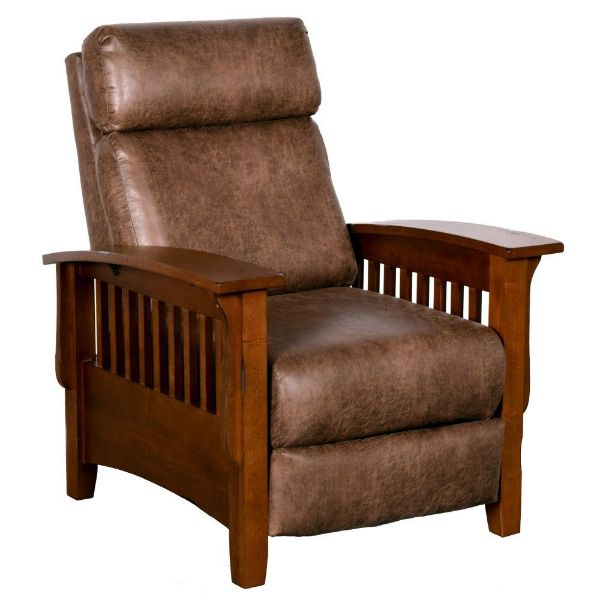 Picture of Tuscan Mission-Style Recliner - Silt