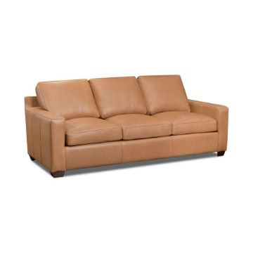 Picture of Adobe Leather Loveseat