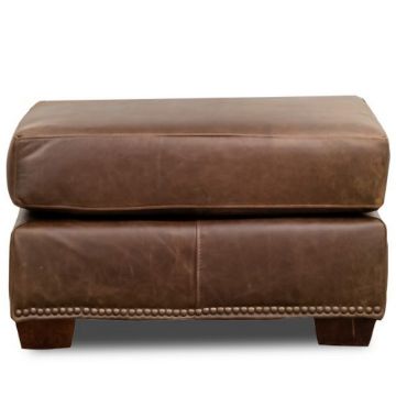 Picture of Mesquite Leather Ottoman