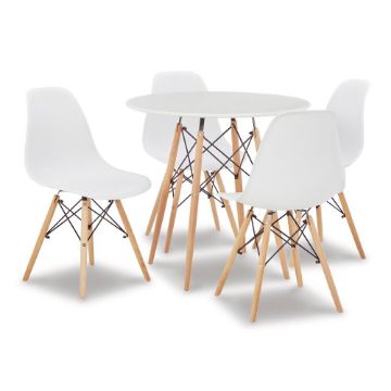 Picture of Jacona 5-Piece Dining Set - White