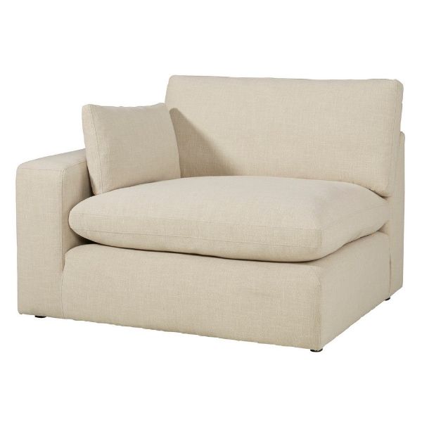 Picture of Nimbus Modular Left Arm Facing Chair - Linen