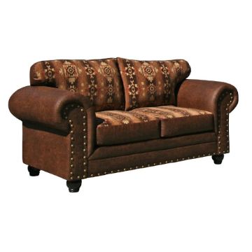 Picture of Laredo Southwest Print Loveseat - Desert