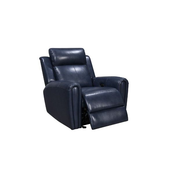 Picture of Jonathan Leather Power Gliding Recliner - Blue