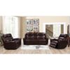 Picture of Jonathan Leather Power Reclining Sofa - Brown