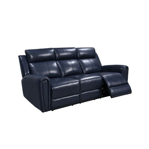 Picture of Jonathan Leather Power Reclining Sofa - Blue