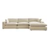 Picture of Nimbus Modular 3-Piece Sofa with Right Chaise - Linen