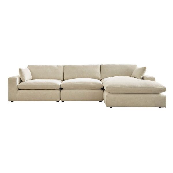 Picture of Nimbus Modular 3-Piece Sofa with Right Chaise - Linen