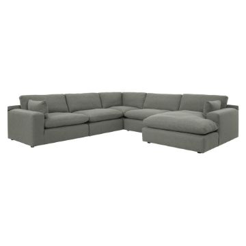 Picture of Nimbus Modular 5-Piece Sectional with Chaise - Smoke