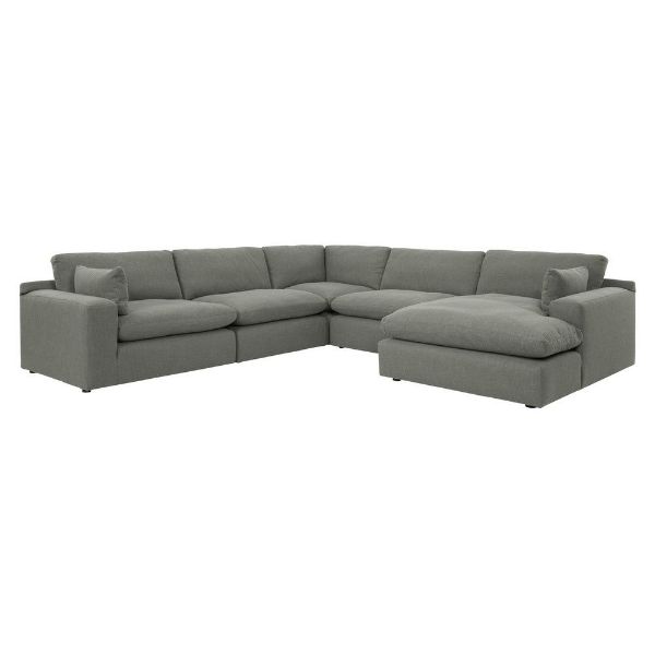 Picture of Nimbus Modular 5-Piece Sectional with Chaise - Smoke
