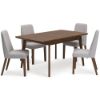 Picture of Logan 5-Piece Rectangle Dining Set - Beige