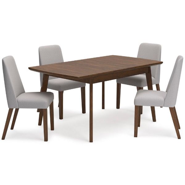 Picture of Logan 5-Piece Rectangle Dining Set - Beige